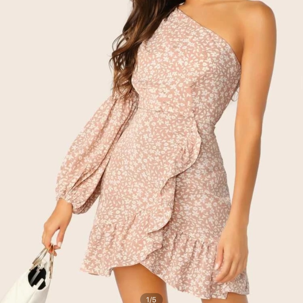 Half shoulder dress